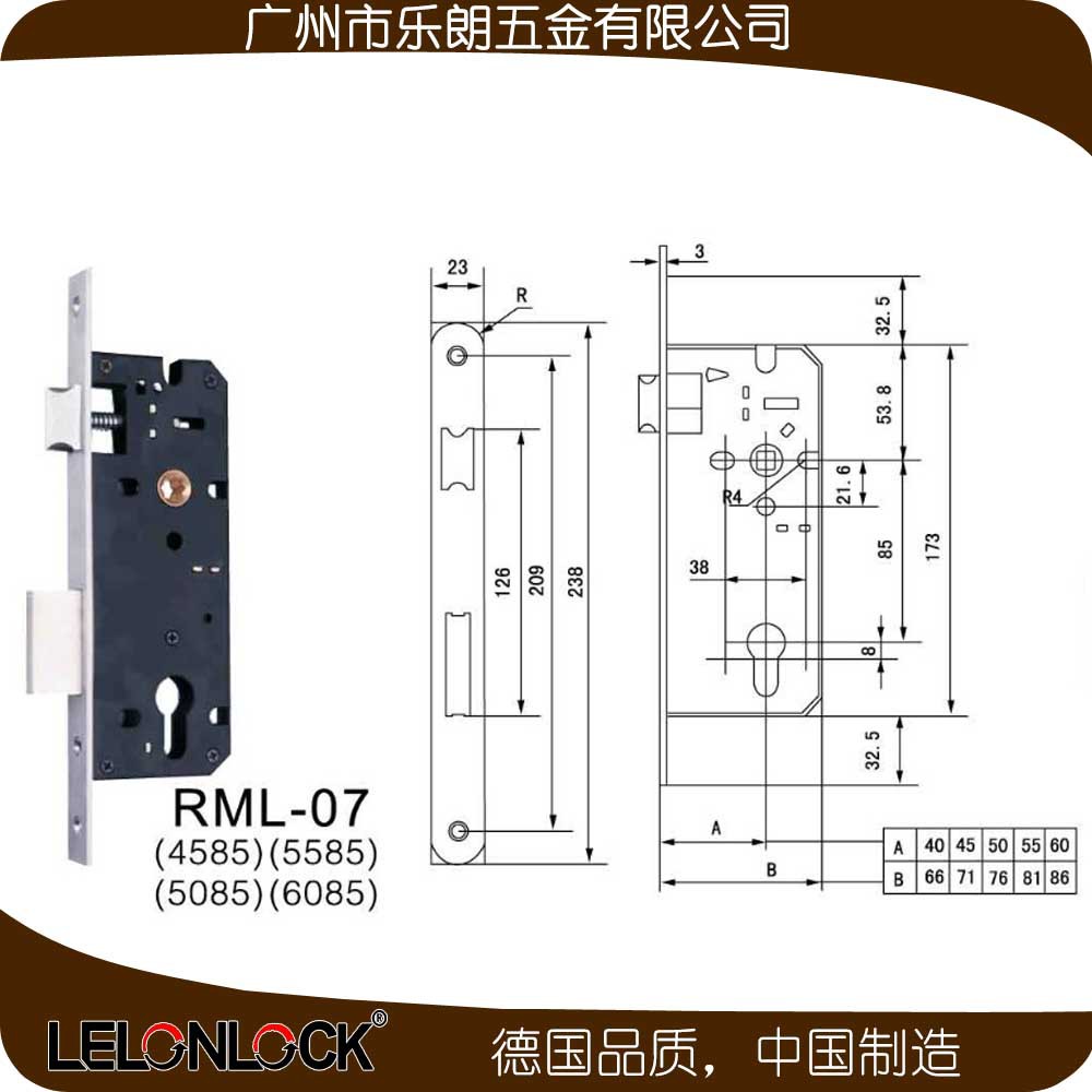 榴莲视频黄下载APP榴莲视频在线 RLH-18+RML-07+RCR-01不锈钢防盗门锁