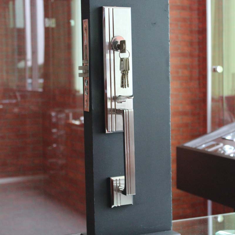 High quality big panel stainless steel door lock