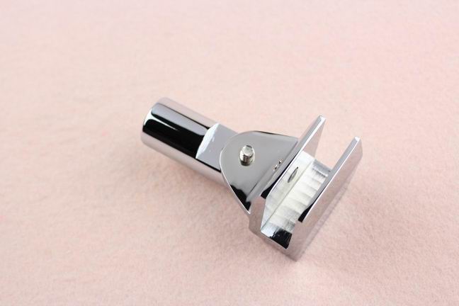 Standard brass round stabilizer support bar pole clamp for shower door